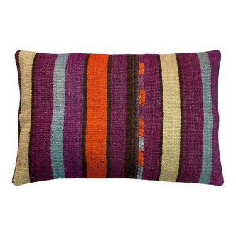 Vintage turkish kilim pillow cover