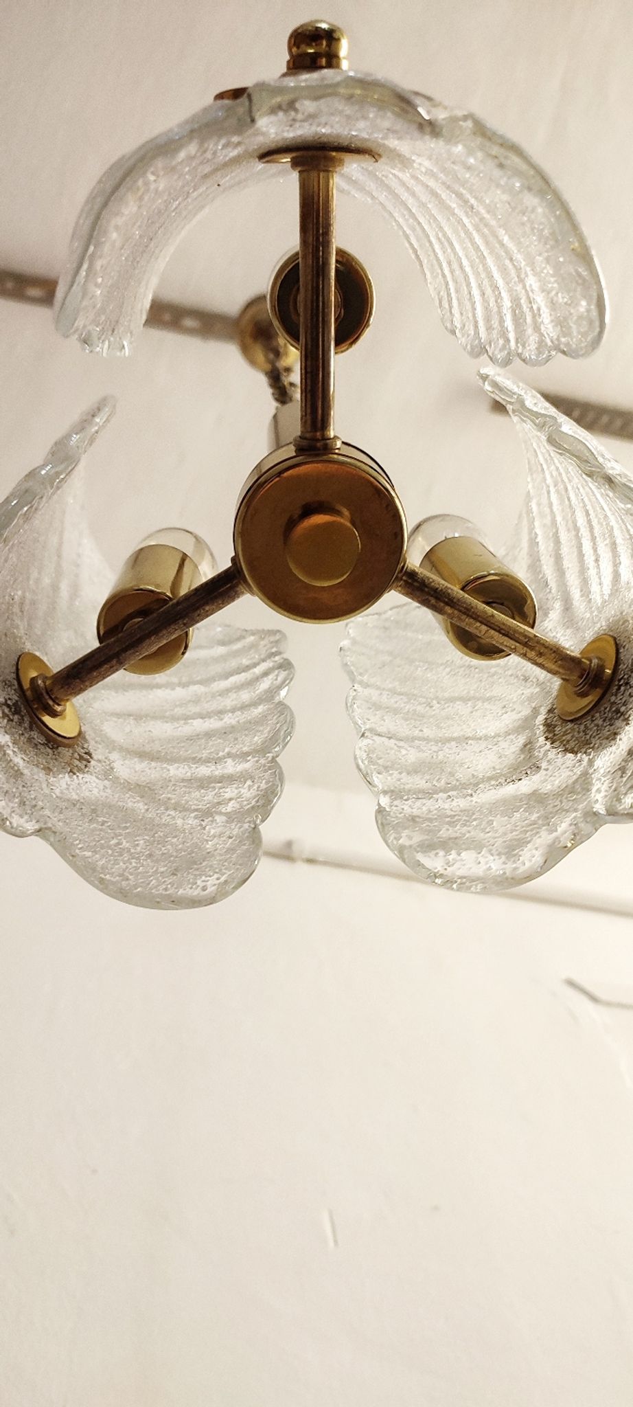 Suspension en verre de Murano, Italie, années 1970