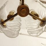 Murano glass ceiling lamp. Italy, 1970s.