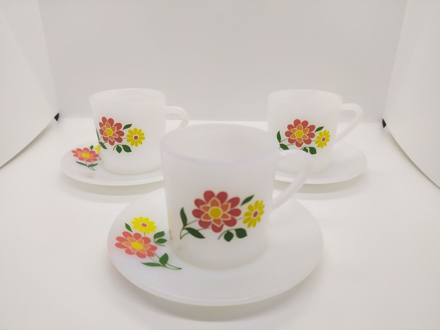 Tasses vintage arcopal motif Rotterdam