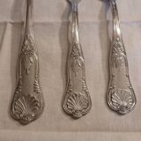 Antique flatware set for 51 place settings