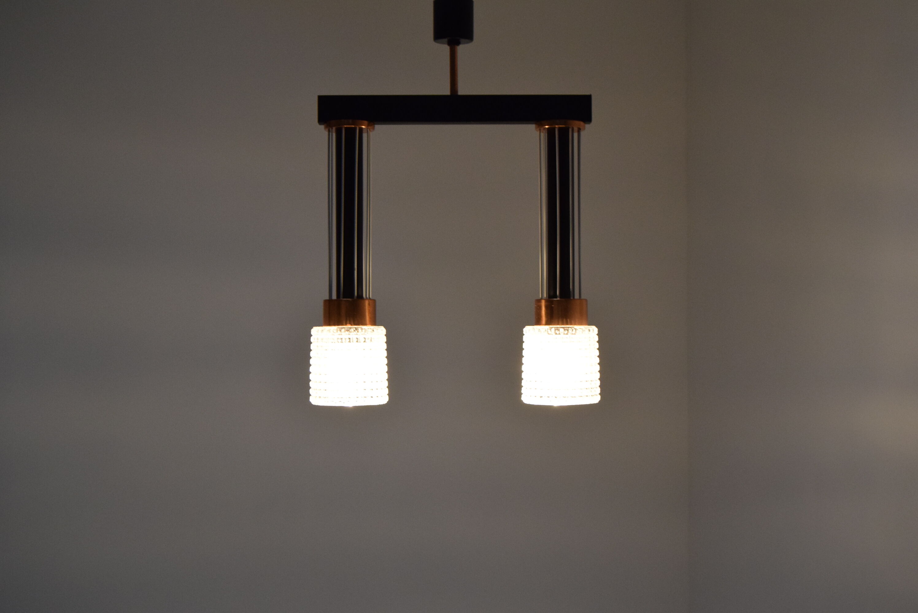 Suspension vintage de Drukov 1960's