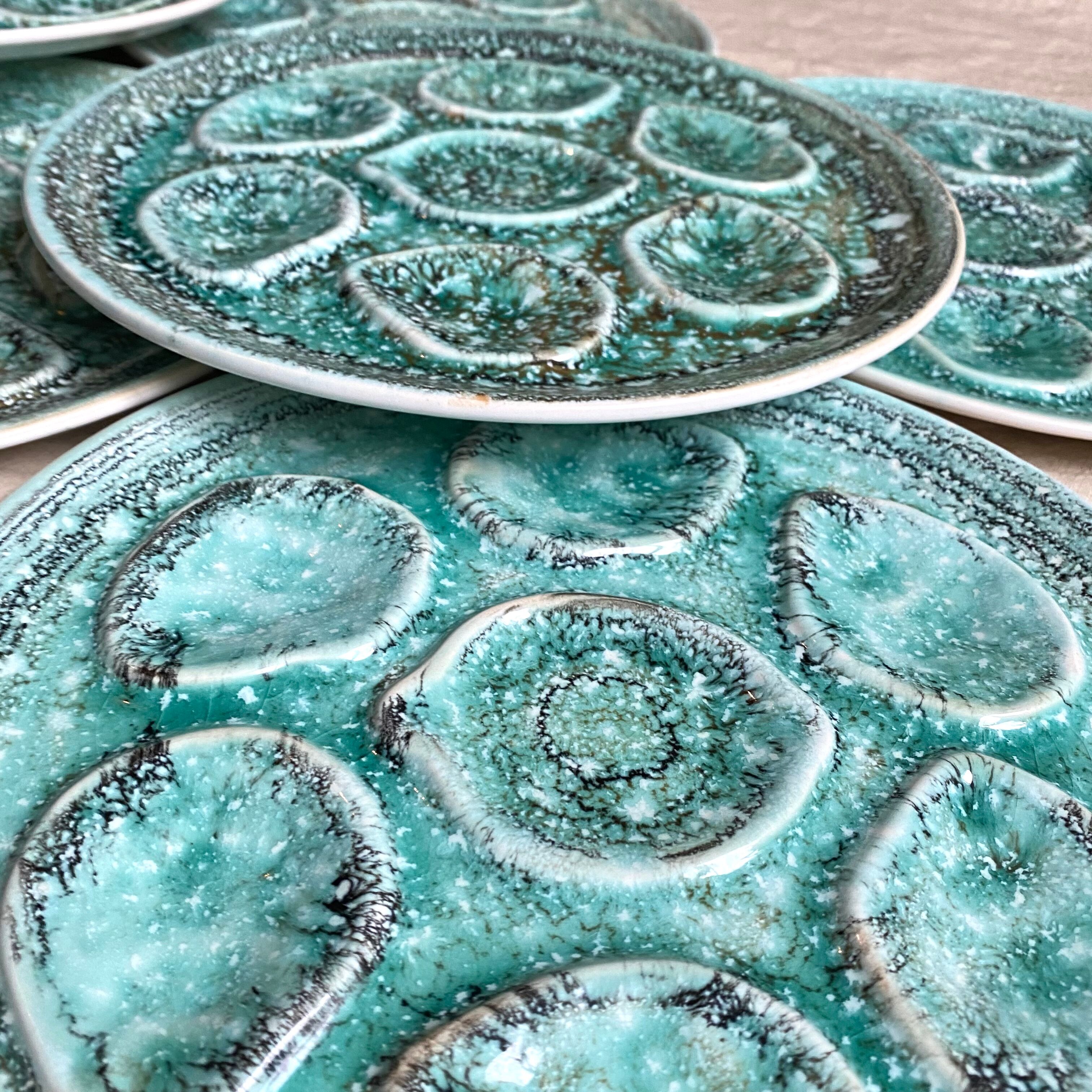 Niderviller oyster plates x12