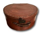 Vintage cardboard hat box
