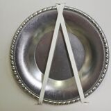 Silver and tin coffee set, 1970s, set of 25
