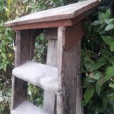 Artisan wooden ladder 6 steps