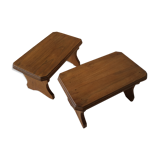 Duo wooden stools