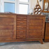 Vintage René Gabriel "Les sinistrés" sideboard chest of drawers