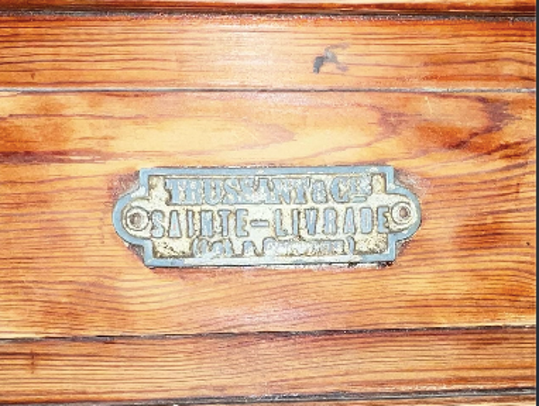 Glacière vintage à poisson