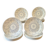 24 Boch plates Copenhagen decor