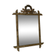 Louis XVI style mirror in wood and patinated stucco XX century 105 X  75cm