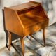 Table de chevet pieds compas vintage