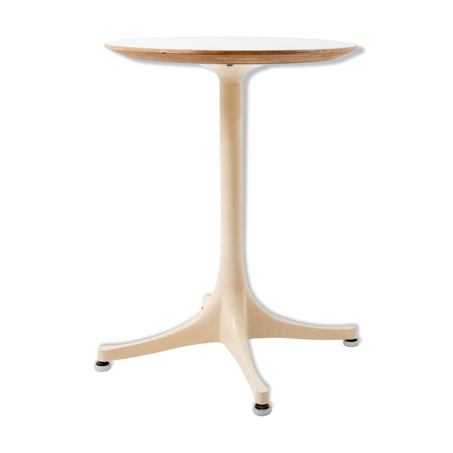 80s pedestal side table by George Nelson for Herman Miller