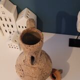 Terracotta and cork pitcher carafe