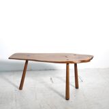 Brutalist tripod side table