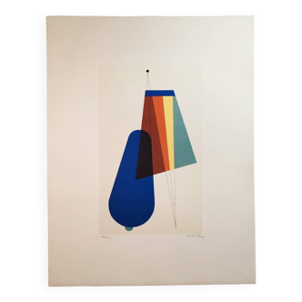 1970s Man Ray Limited Edition Lithograph.