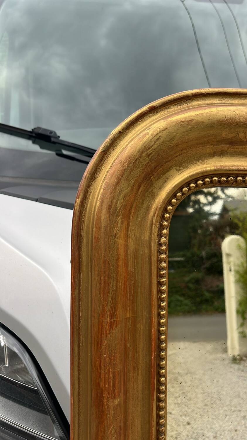 Miroir ancien Louis Philippe 140/102 cm