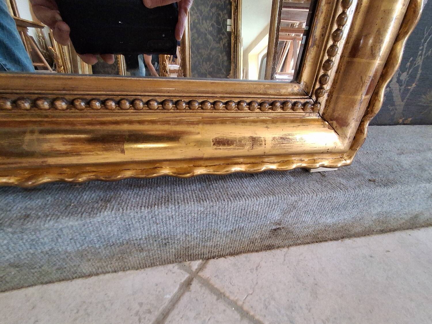 Louis Philippe period mirror 167 x 106