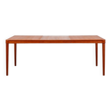 Extendable dining table in teak by H. W. Klein for Bramin Mobler