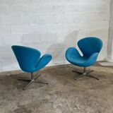 Paire de fauteuils Swan Vintage