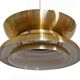Golden pendant light by Carl Thore for Granhaga Metall. Sweden 1970s