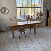 Table de ferme extensible en chêne massif