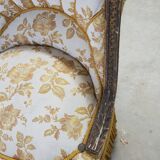 Fauteuil crapaud ancien