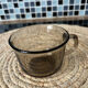6 smoked glass coffee cups Arcoroc