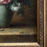 Painting bouquet of flowers