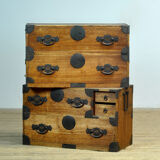 Japanese Tansu chest of drawers, circa 1870