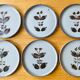 Dessert plates in sandstone from L'Arnon