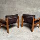 Paire de fauteuils en pin, Suède 1970-1980
