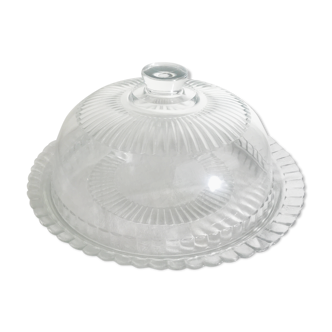 Pie dish and its large glass bell