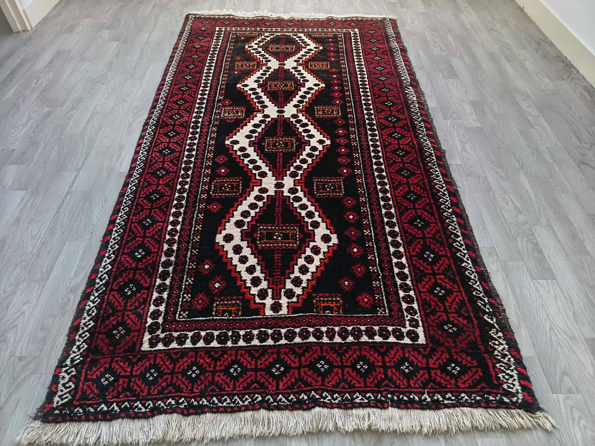 Handmade Belouch Persian carpet