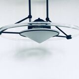 Black pendant lamp, 1980s