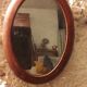 Old wood mirror