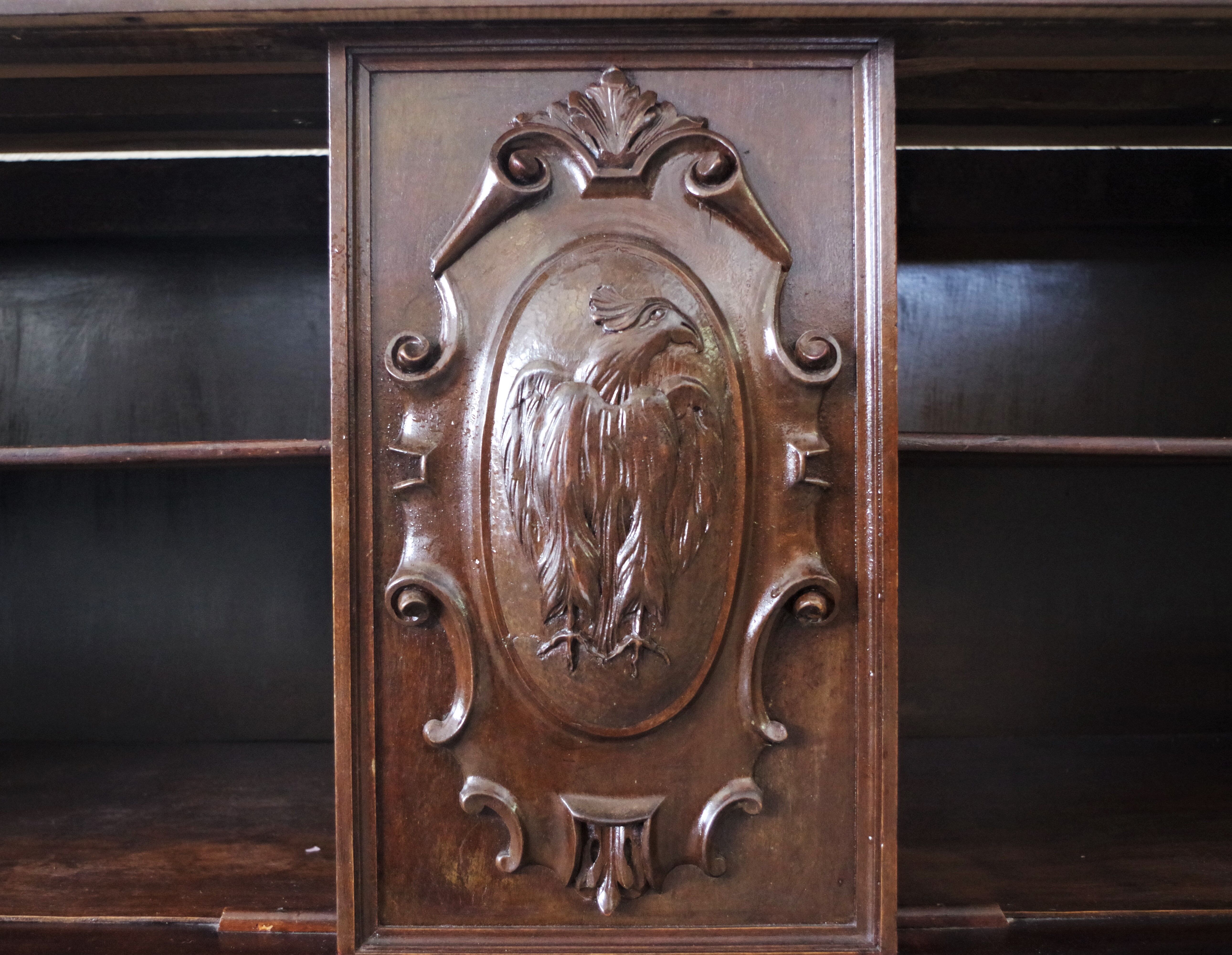 Notary shelf furniture, 1920s, set of 2