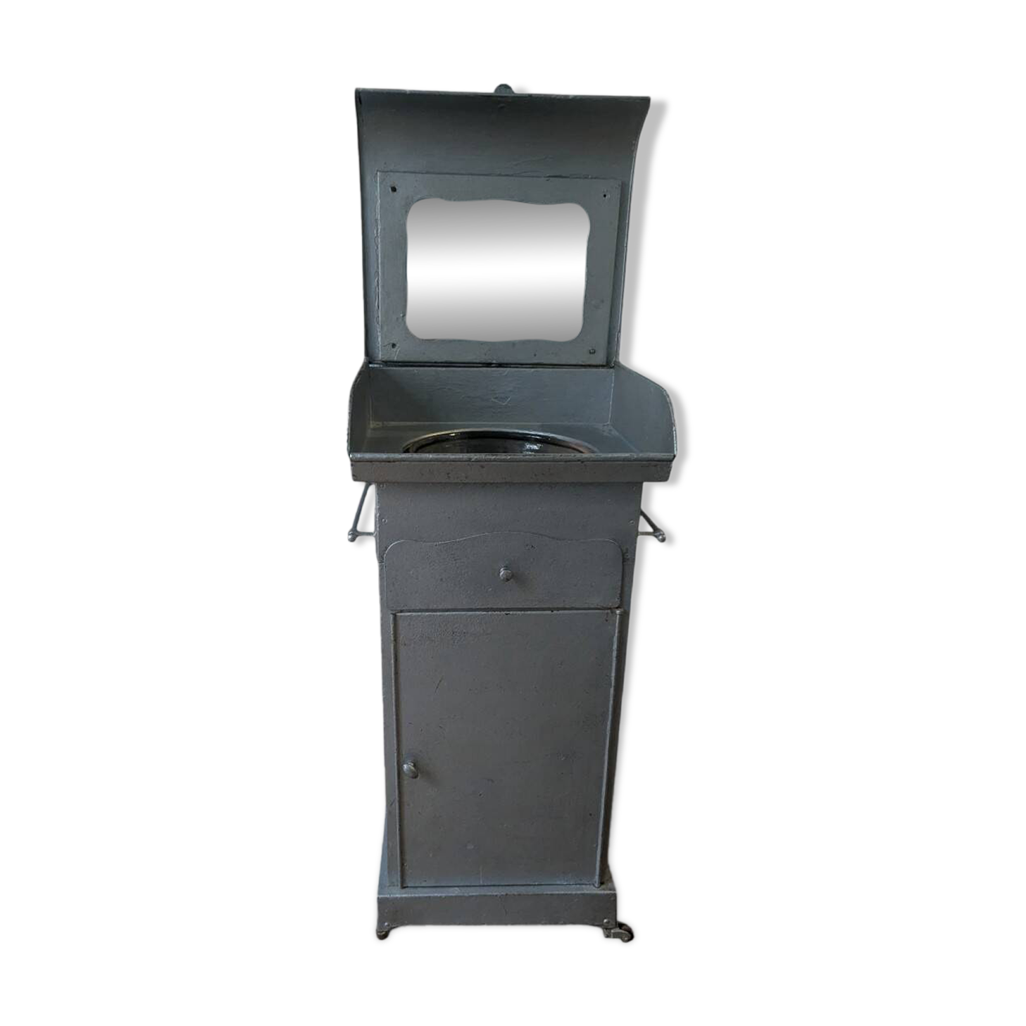 Rare Art Deco cabin washstand – antique marine furniture ~1930