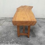 Duo of brutalist tables