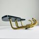 Vintage brass coat hooks, Italy, 1950s, set of 2