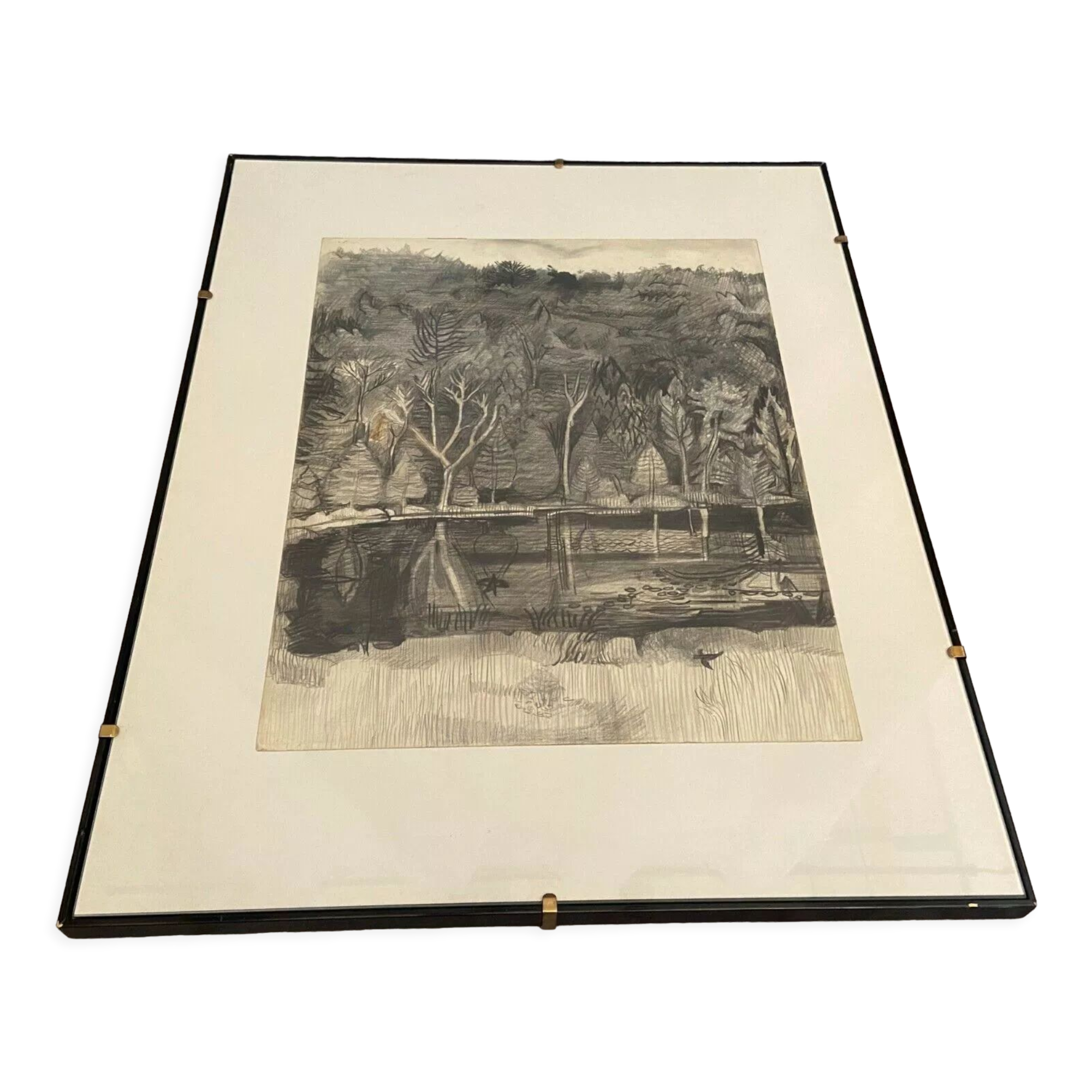 Original landscape drawing Vera Zilzer