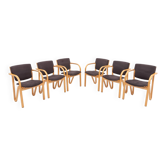 Set of 6 Danish design chairs from Four Design