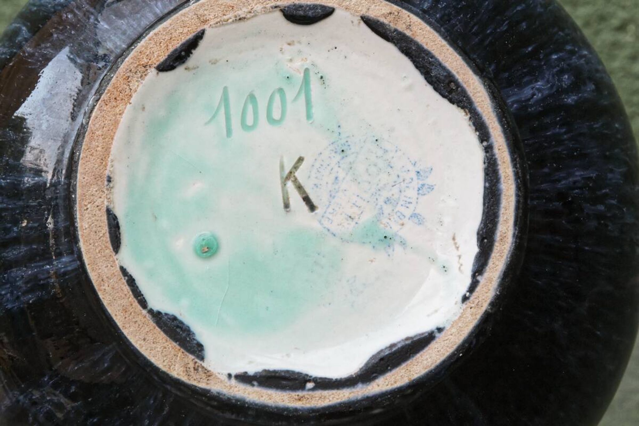Vase boule Boch Frêres Keramis, art déco