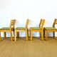 4 chaises scandinave vintage 1960