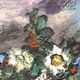 Oil on canvas, bouquet of flowers, signed.