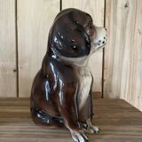 Ceramic dog statuette