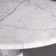 Carrara marble round dining table