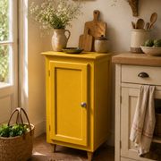 Buffet parisien art déco ocre jaune