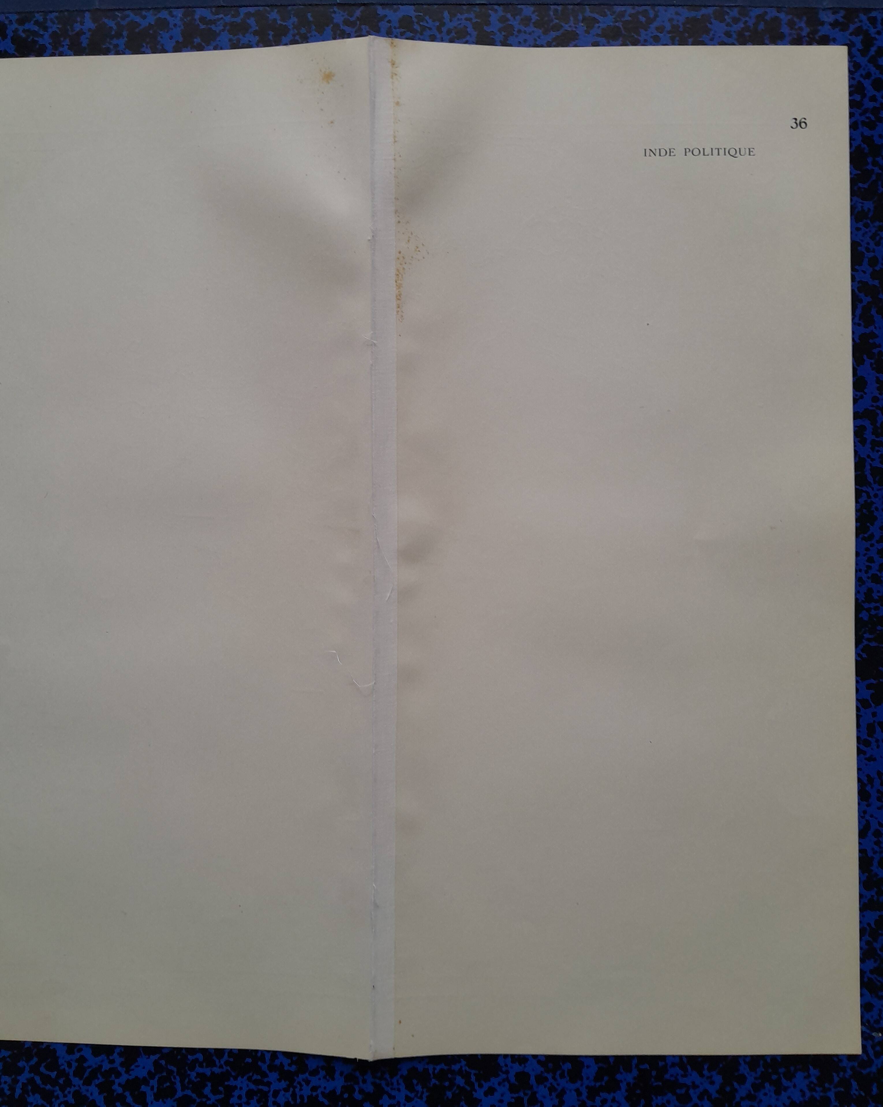 a geographical map from Atlas Quillet year 1925 map: political India