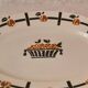Plat ovale Panier d'abricots Badonviller